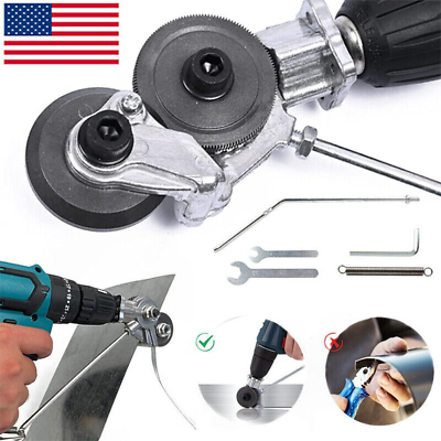 #ad Electric Drill Shears Plate Cutter Attachment Metal Sheet Cutter Nibbler Saw US $11.69