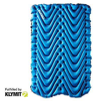 #ad KLYMIT Double V Two person Camping Sleeping Pad Certified Refurbished $89.99