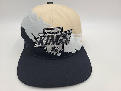#ad Los Angeles Kings Mitchell amp; Ness Vintage Hockey Splash Snapback Hat Cap *FLAWS* $29.99