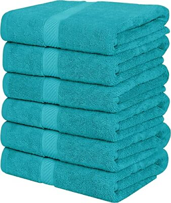 #ad Pack of 6 Cotton Bath Towels 24x48quot; Pool Gym Towels Utopia Towels $38.62