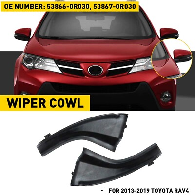 #ad For Toyota Right RAV4 Left Windshield Cowl Corner Seal 53866 0R03053867 0R030 $14.99