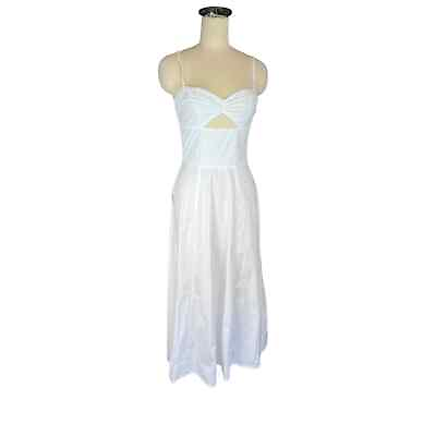#ad Lusana Juliet midi cotton dress size xs NWT $55.25