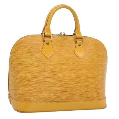 #ad LOUIS VUITTON Epi Alma Hand Bag Tassili Yellow M52149 LV Auth 53065 $334.32