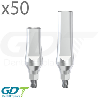 #ad 50 Straight Abut ment For Conical RP Active Hex Dental Im plants GDT Brand $875.00