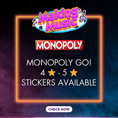 #ad Monopoly Go 4⭐ 5⭐ Star Stickers ⭐ PRESTIGE INCLUDED Cheap🔥SUPER FAST⚡ $7.99
