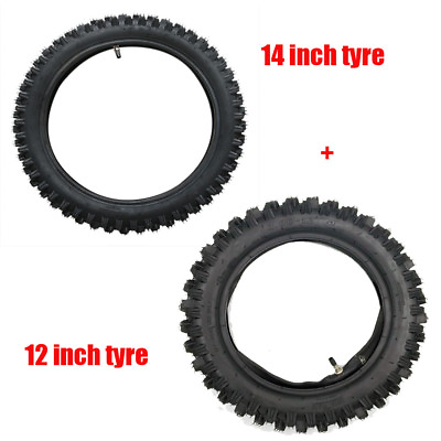#ad 60 100 14quot; 2.5 14quot; 80 100 12quot; 3.00 12quot; Tyre Tire Tube For Pit Dirt Pro Bike $109.99
