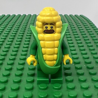 #ad Lego Minifigure Series 17 Corn Cob Guy Mascot Costume Man Minifigure $8.99