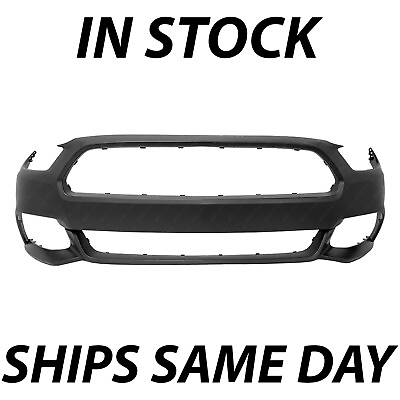 #ad NEW Primered Front Bumper Cover Fascia for 2015 2017 Ford Mustang 15 17 W o Tow $117.59