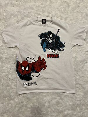 #ad HUF x Marvel Spiderman Shirt Adult Medium Venom Face Off $27.71