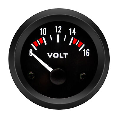 #ad 52mm Universal Digital LED 12V Volt Voltage Meter Voltmeter Gauge for Car Boat $11.82