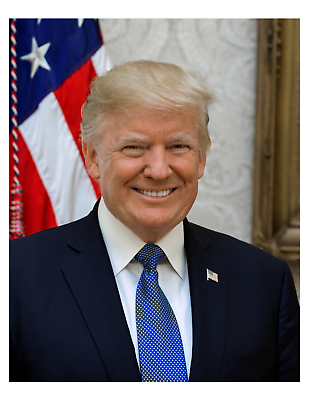 #ad 2017 President Donald Trump 8x10 Portrait Photo On 8.5quot; x 11quot; $13.00