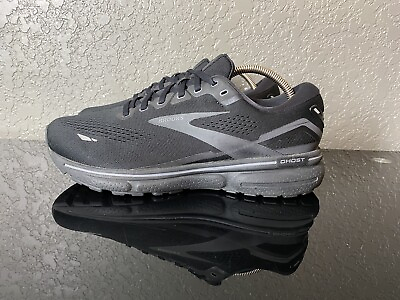 #ad Brooks Ghost 15 Mens Size 10 4E Triple Black Lace Up Running Shoes 1103934E020 $65.00