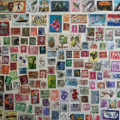 #ad Worldwide Stamps Collection 200 to 100000 Different Stamps GBP 4.00