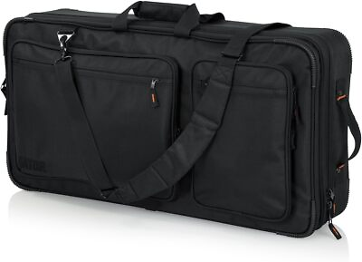 #ad Gator Club Series DJ Backpack with Adjustable Interior and Bright Orange Lining $259.99