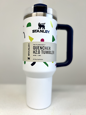 #ad Stanley 40oz Quencher H2.0 FlowState Tumbler Hot or Cold Abstract Geo#x27;s $29.00