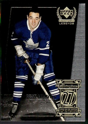 #ad 1999 00 Upper Deck Century Legends Frank Mahovlich Toronto Maple Leafs #27 $0.99