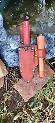 #ad Hamdmade Leather Sheath For Digging Tool And Pinpointer...By Booker Leather. $24.00