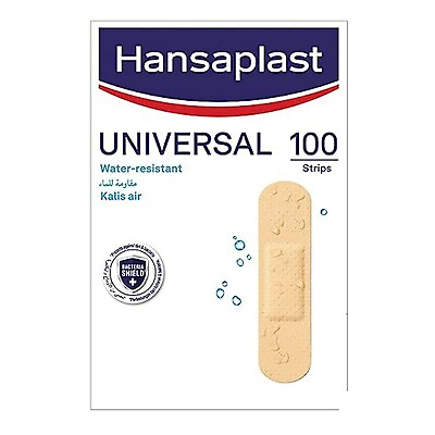 #ad Hansaplast Universal Plasters Water Resistant amp; Strong Adhesion 100 PCS $23.99