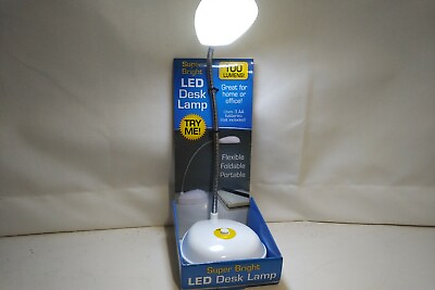#ad Mini LED Reading Book Light Desk Table Lamp with flexible neck $7.99