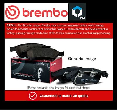 #ad Brake Pads Set fits SAAB 9 5 YS3G 2.0D Front 10 to 12 Brembo 13237750 13237753 GBP 41.46