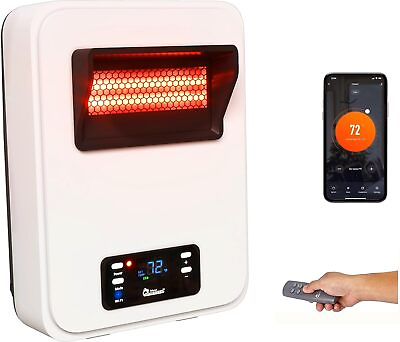 #ad Infrared Heater with WiFi Wall Electric Heaters Standard White $86.44