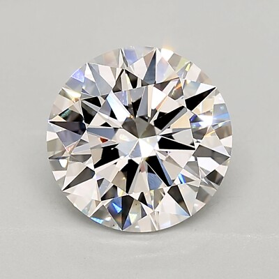 #ad Lab Created Diamond 3.17 Ct Round F VS1 Quality Excellent Cut GIA Certified $2511.60