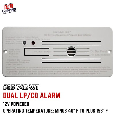 #ad CO Propane Detector Replacement RV Lp Gas Alarm Camper Travel Trailer 35 742 WT $129.50