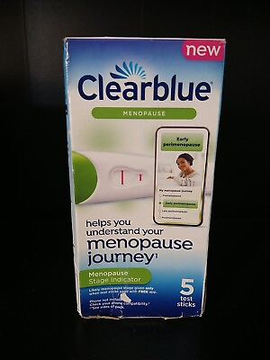 #ad Clearblue Menopause Stage Indicator 5ct. OPEN BOX $11.85