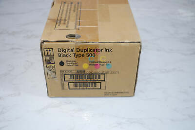 #ad New OEM Ricoh DD5450 Black Inks 893536 Type 500 Box of 6 Inks Same Day Ship $177.00