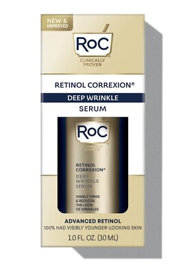 #ad RoC Retinol Correxion Deep Wrinkle Anti Aging Facial Serum 1 fl oz $13.98