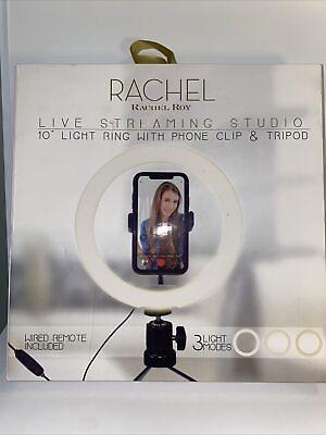 #ad Rachel Roy Live Streaming Studio 10quot; Light Ring With Phone Clip New $9.99