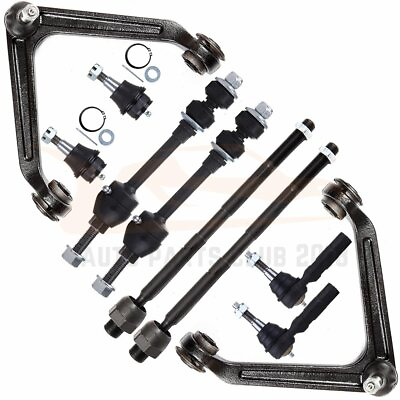 #ad 10pcs Upper Control Arm Ball Joint Sway Bar Kit For 2002 2005 Dodge Ram 1500 2WD $87.58