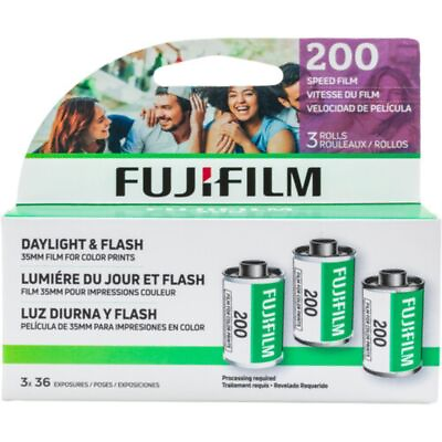 #ad #ad Fujifilm Fujicolor 200 Color Negative Film 35mm Roll Film 36 Exposures 3 Pack $22.99