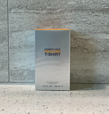 #ad Kenneth Cole Reaction T Shirt men 3.4 oz Eau De Toilette Spray $21.99
