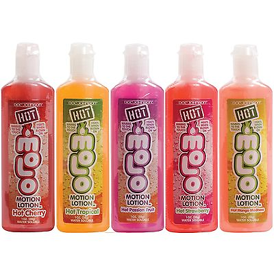 #ad Doc Johnson Hot Molo Motion Lotion 5 Pack Flavored Warming Personal Lubricant $14.99