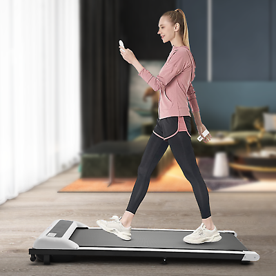 #ad 600W Electric Home Treadmill Under Desk Jogging Fitness Running Treadmill Device $175.00