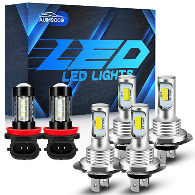 #ad For Hyundai Sonata 2011 2012 2013 2014 LED Headlight Bulbs amp; Fog Lamp Combo 6x $49.99