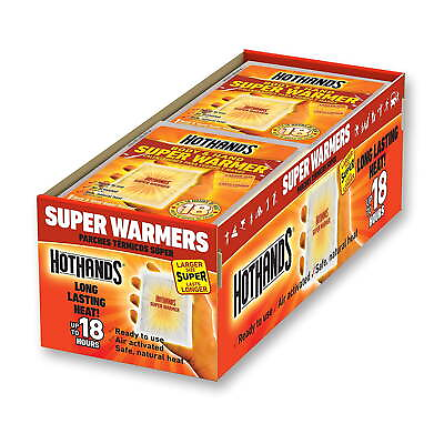 #ad HotHand Warmers 18 Hour Super Warmer 40 Unit Display Natural Heat $19.99