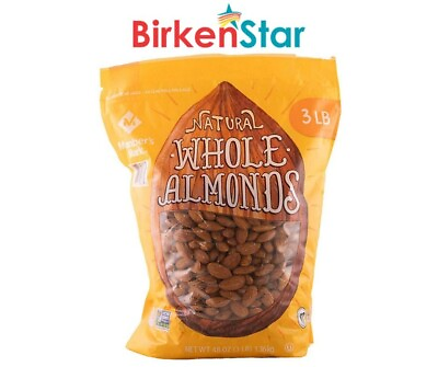 #ad Member#x27;s Mark Natural Whole Almonds 3 lbs. Great Price $18.84