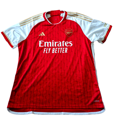 #ad adidas Arsenal 23 24 Home Soccer Jersey Mens 2XL XXL Better Scarlet HR6929 $49.95