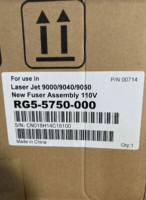 Open Box Fuser Unit for HP LaserJet 9000 9040 9050 RG5 5750 000 110V $299.91
