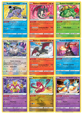 #ad Pokemon Radiant Rare Choose Your Card Full Art Ultra Rare Holo All Available $13.00