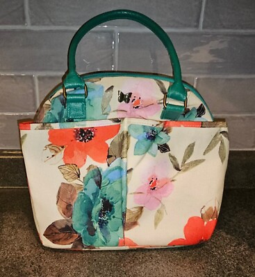 #ad PIONEER WOMAN Floral Blossom Weekender Bag Colorful Insulated Soft Lunch Tote $18.49