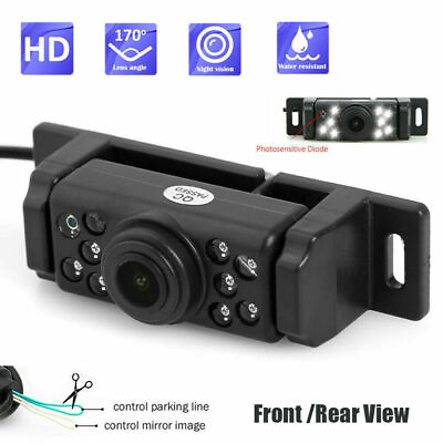 #ad Backup Reverse Camera Waterproof Car Front Rear View Parking HD Night Vision CAM $14.89