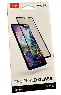 #ad ZIZO Tempered Glass High Impact Screen Protector For Stylo 6 Phone NIB $5.00