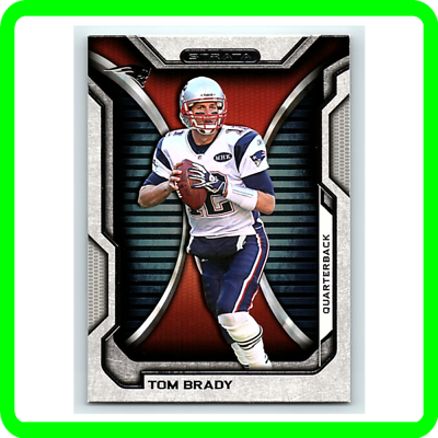 #ad Tom Brady NFL QB LEGEND 2012 Topps Strata Card #100 New England Patriots Star $9.99
