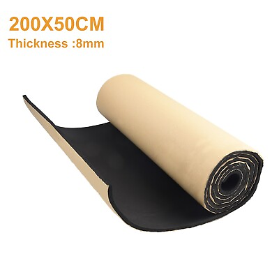 #ad 1 Sheet Noise Insulation Black Closed Cell Flame Retardant Thermal Insulation $68.29