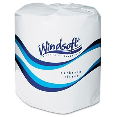 #ad Windsoft Bathroom Tissue 2 Ply 400 Sheets roll 24 Case White $44.65