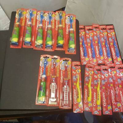 #ad Colgate Electric Regular Toothbrush My First Motion Fire Truck Lot of 20 New $129.99