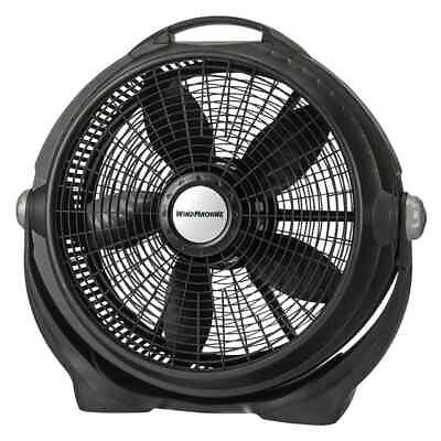 #ad Lasko 20quot; Wind Machine Air Circulator Floor Fan with 3 Speeds A20302 Black Fans $33.90